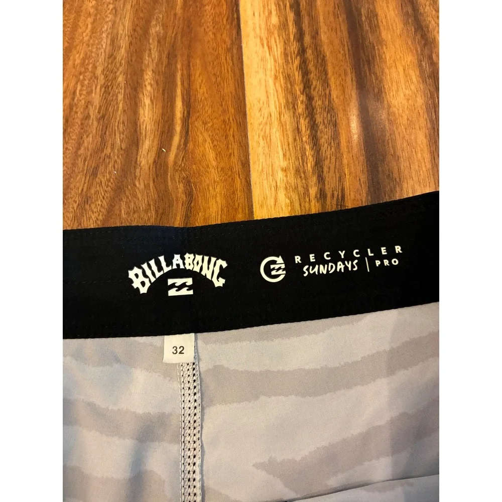 Billabong Recycler Sundays Pro Zebra Board Shorts Mens 32 Pastel Sunset Gradient